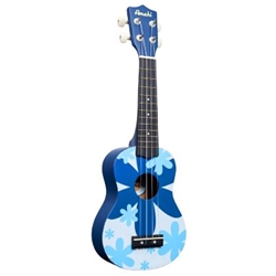 Amahi Blue Flower Ukulele