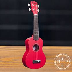 Amahi Penguin Ukulele - Red Soprano
