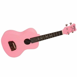 Kohala Tiki Uke-Soprano Pink