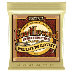 Ernie Ball Earthwood 80/20 Med Light Acoustic Strings 12-54