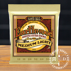 Ernie Ball Earthwood 80/20 Med Light Acoustic Strings 12-54