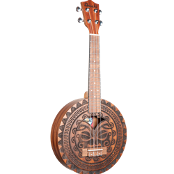 Amahi Aztec Round Body Ukulele - Concert