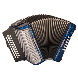 Hohner Corona II GCF Accordion Blue