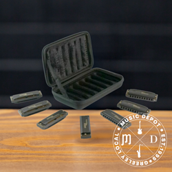 Hohner Piedmont Blues Harp Harmonica - 7pc Set