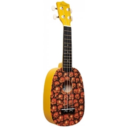 Amahi Pineapple Shape Ukulele Pineapple design