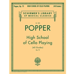 Popper - High School of Cello Playing (40 Etudes) Op.73