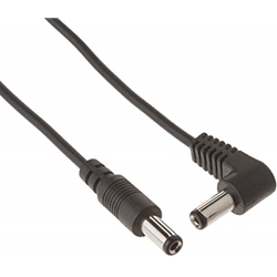 Voodoo Labs 2.1mm Straight to Right Angle Cable 12"