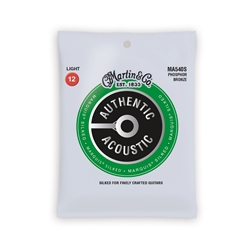 Martin Light Acoustic Strings 12-54, Silked