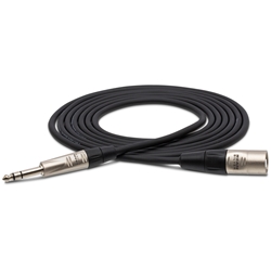 Hosa Pro Balanced Interconnect REAN 1/4 in TRS to XLR3M (Select Length)