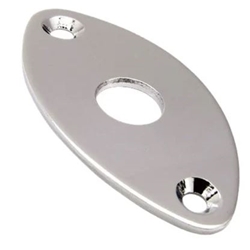 Allparts Football Jackplate - Nickle (Clearance)