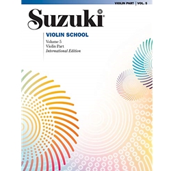 Suzuki Violin School - Volume 5 (Violin Part)