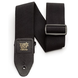 Ernie Ball Comfort Stretch Guitar Strap/Bass Strap - Black