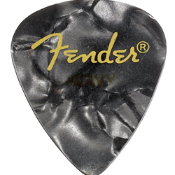 Fender 351 Black Moto Picks (12 Pack)