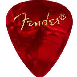 Fender 351 Red Moto Picks (12 Pack)