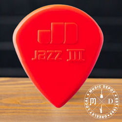 Dunlop Jazz III Nylon Guitar Pick (6-Pack)