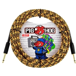 Pig Hog  Instrument Cable - Orange Graffiti