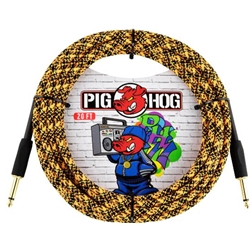 Pig Hog Cables Instrument Cable - Orange Graffiti