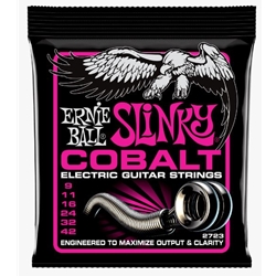 Ernie Ball Slinky Cobalt Electric Guitar Strings 9-42 Gauge