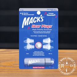 Mack's Hear Plugs Hi-FI Ear Plugs w/ Case