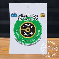 Martin Medium Acoustic String Set 13-56, Silked