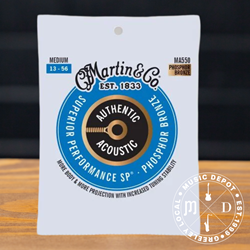 Martin Medium Acoustic String Set 13-56