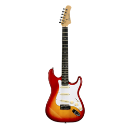 Amati Classic Shape 6 String Electric Guitar - Cherry Sunburst