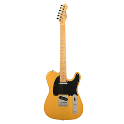 Amati N-Series Single Cutaway 6 String Electric Guitar - Butterscotch