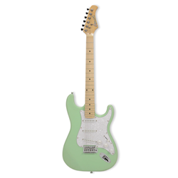Amati F-Series Double Cutaway 6 String Electric Guitar - Lagoon Green