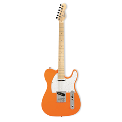 Amati F-Series Single Cutaway 6 String Electric Guitar - Lazarus Orange