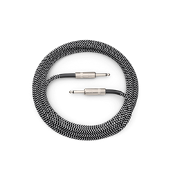 D'Addario Braided Instrument Cable - Grey