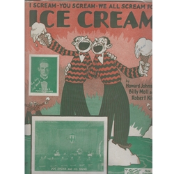 I Scream- You Scream - We All Scream for Ice Cream - 1927
