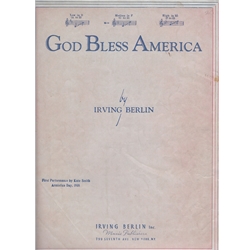 God Bless America - 1939