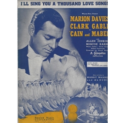 1936 - I'll Sing you a Thousand Love Songs - Cain & Mabel