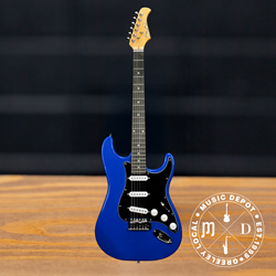 Amati F-Series Double-Cutaway Electric Guitar - Sapphire Blue