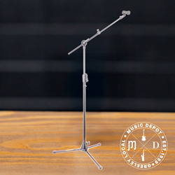 Hercules EZ Clutch Tripod Microphone Stand w/ Telescoping Hidaway 2-in-1 Boom