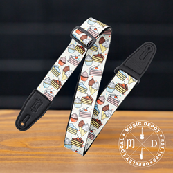 Levys Tasty Grooves - Cake and Ice Cream - Poly Guitar Strap