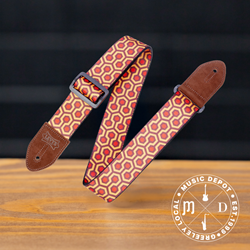 Levys 2" Polyester Guitar Strap - Hex Pattern