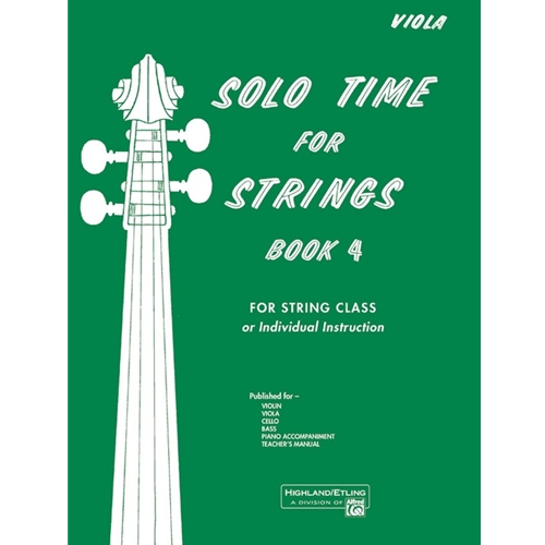 Solo Time For Strings Viola
